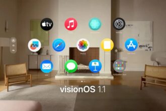 Apple Vision Pro Sürüm 1.1
