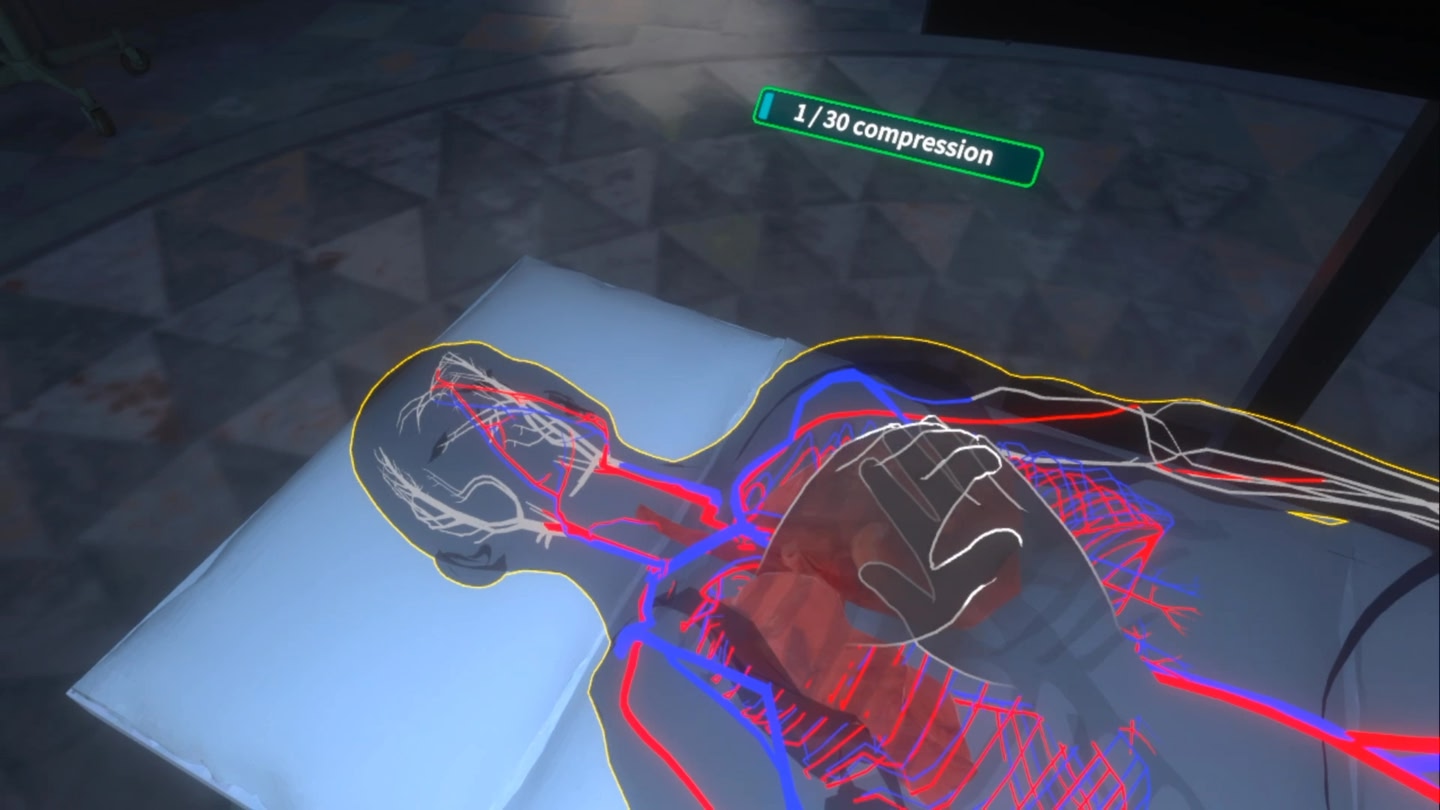 heartbeat: tam el takibi destekli vr tıbbi simülasyon