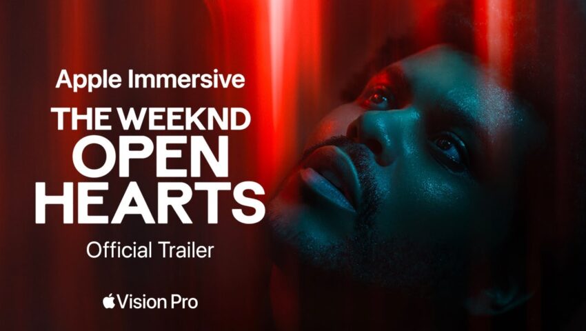 the weeknd apple vision pro